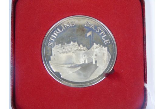 TOWER MINT SILVER JUBILEE, STIRLING CASTLE, COMMEMORATIVE COIN