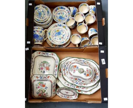A MASON'S IRONSTONE REGENCY PATTERN TEA SERVICE AND OTHER POTTERY