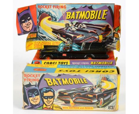 A CORGI BATMOBILE, NUMBER 267, BOXED