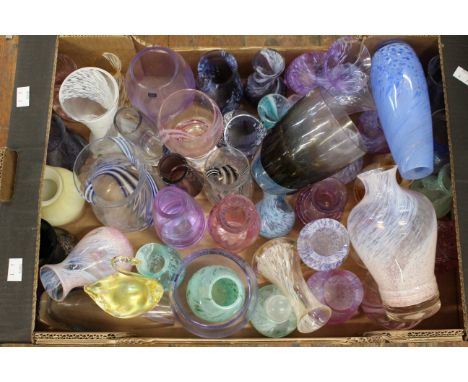 A quantity of Caithness glass vases. (1)