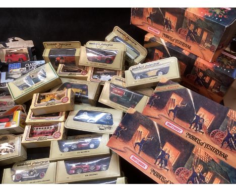 Large selection of vintage &nbsp;Lego and Matchbox, toy cars and vehicles nd fire engine boxed sets and some loose firefighti