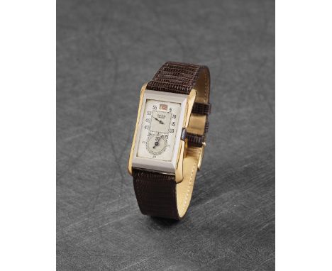 Rolex. A rare and unusual two colour 18K gold manual wind jump hour wristwatchModel: Prince Jump HourReference: 1491HSDate: C