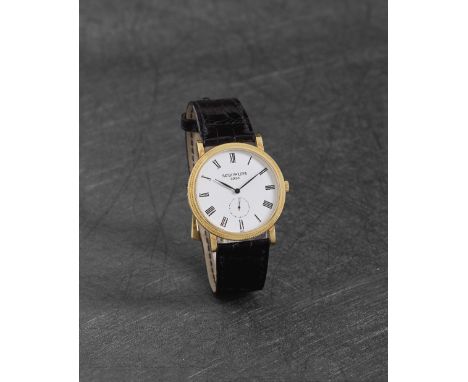Patek Philippe. A fine 18K gold manual wind wristwatchModel: CalatravaReference: 5119JDate: Purchased 10th March 2007Movement