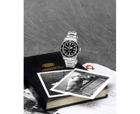 Rolex. A fine and rare stainless steel automatic bracelet watch made for Comex offered on behalf of the family of the origina