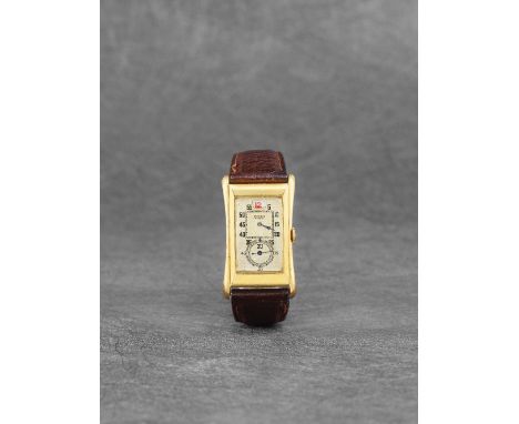 Rolex. A fine and rare 18K gold manual wind jump hour wristwatchModel: Prince Jump HourReference: 1491Date: Glasgow Import ma