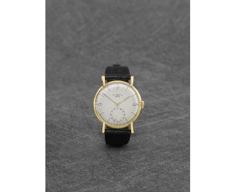 Patek Philippe. A rare reference 18K gold manual wind wristwatchReference: 1543Date: Sold 28th June 1945Movement: 18-jewel Ca