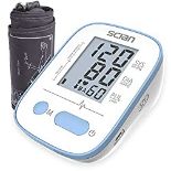 RRP £19.40 SCIAN Digital Blood Pressure Monitor Upper Arm -USB Charging