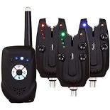 RRP £62.23 Mounchain Fishing Bite Alarm Set 3 + 1