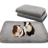 RRP £38.80 RANYPET 2 Packs Guinea Pig Fleece Cage Liners