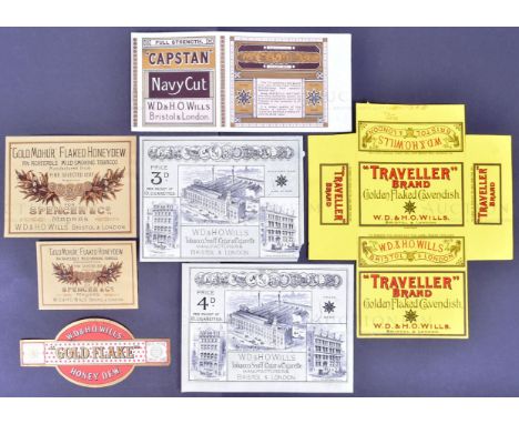Mardon, Son & Hall - Cigarette / Tobacco Labels - W.D & H.O Wills - a collection of x7 late 19th and early 20th century (beli