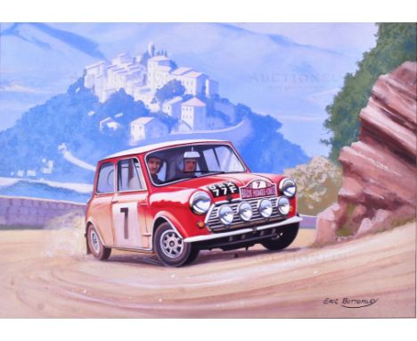Eric Bottomley G.R.A - a piece of original highly detailed mixed media artwork by British artist Eric Bottomley, created for 