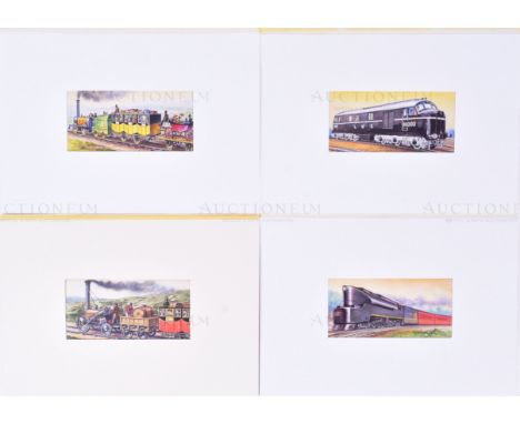 Weighing Machine Cards - x4 pieces of detailed, mixed media, original artwork created for the weighing machine card set of 24