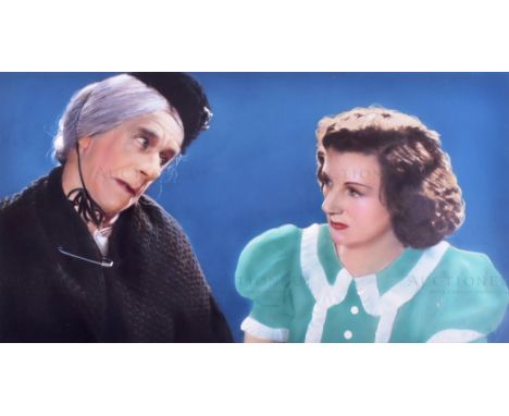 Churchman's (W.A & A.C), Cigarettes - Stars Of Variety (unproduced series c1946) - Original Artwork - Old Mother Riley & Kitt
