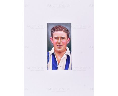 Weighing Machine Cards - a piece of highly detailed, mixed media, original artwork from the mid 20th Century, for the series 