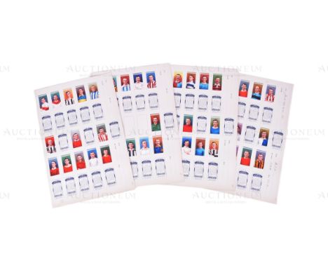 Mardon, Son &amp; Hall - Cigarette Cards - Famous Footballers (Ogden's Cigarettes 1908) - a full set of original proof cards 