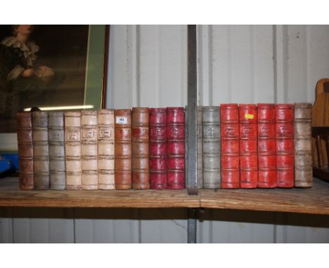 A faux book window trough
