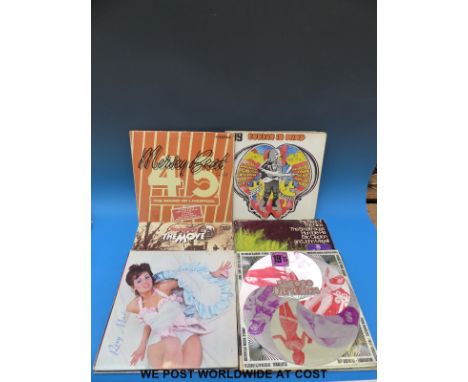 An interesting collection of19x records, includes: Jethro Tull “Living In The Past” (2xLPs); Roxy Music “S/T” (Pink Rim label