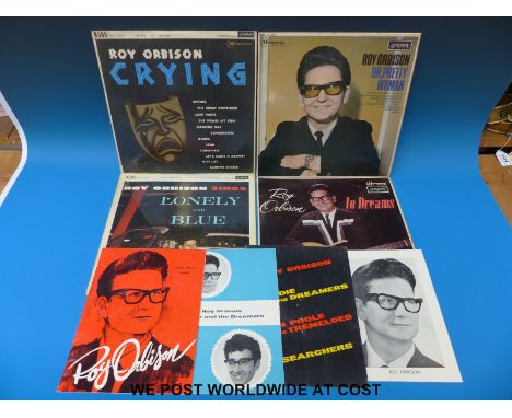 Roy Orbison.  The first four LPs all in Mono: “Lonely & Blue”; “In Dreams”; “Crying”; “Oh Pretty Woman”.  The vinyl appears t