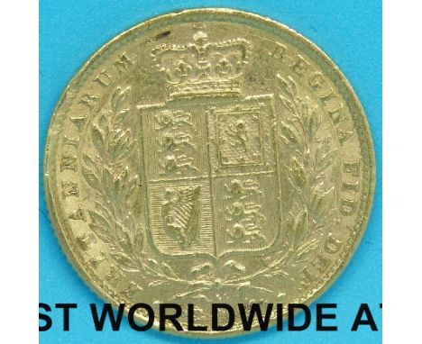 A cased 1871 Victoria young head gold full sovereign, first reverse, with Hillmark Coins certificates, die mark 44