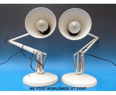 A pair of vintage Angle-poise lamps