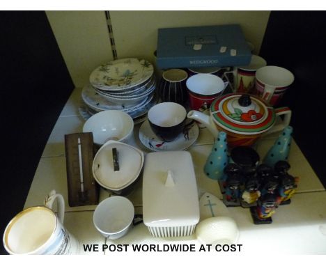 Retro ceramics including Homemaker, Hornsea, Carltonware, Wren etc