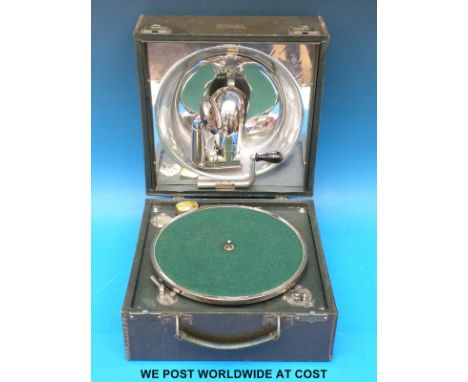 A Decca portable vintage record player