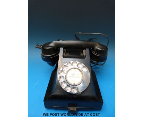 A vintage telephone