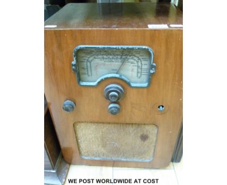 Four vintage largely Bakelite radios KB Minuet, HMV, G & C Victor Lady Ann