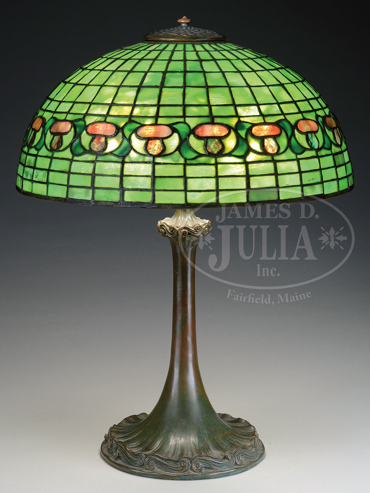 mushroom tiffany lamp