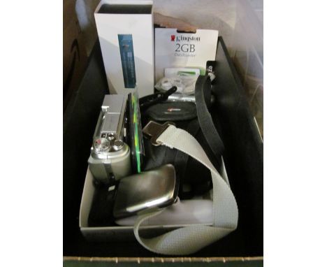 A Fujifilm camera, camera, Nokia mobile and other items