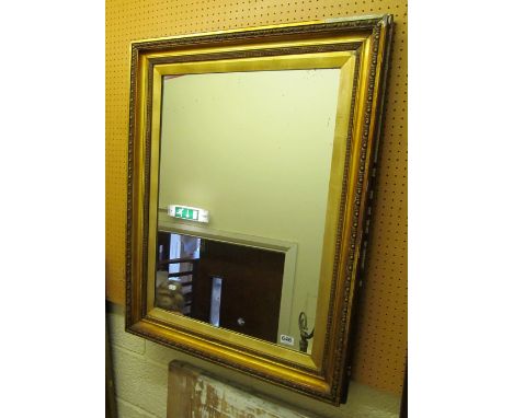 A gilt mirror