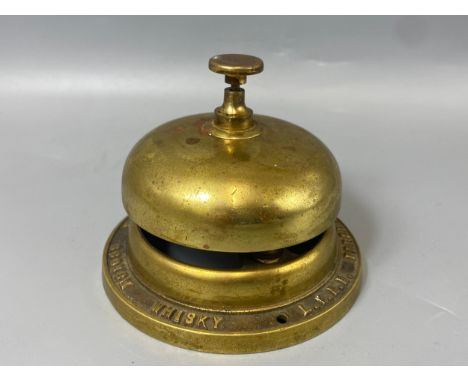 Bells scotch whisky presentational brass bell 