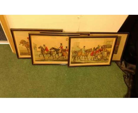 Set of Hunting prints (5)