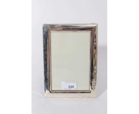 Contemporary silver photograph frame of rectangular form, (Sheffield 2002), maker Carrs in original cardboard box, 18.5 x 13.