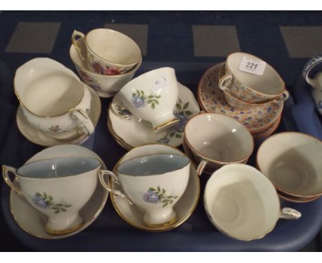 A Collection of Various Tea Cups Saucers Etc. 