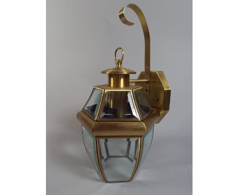 A Modern Wall Hanging Outside Lamp.