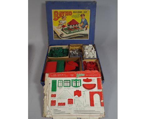 A Collection of Bayko to Include Set Number 1 and Various Loose Roofs Walls Spares Etc. 