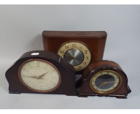 A Florin Time Savings Clock, A Westclox Mantel Clock and A Glen Clock. 