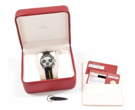 Omega Speedmaster Racing Co-Axial Chronometer stainless steel gentleman's wristwatch, ref. 32632405006001, circa 2015, serial