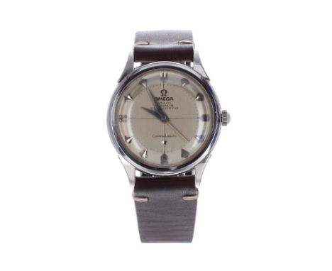 Omega Constellation Chronometer automatic stainless steel gentleman's wristwatch, ref. 2852 8SC, circa 1956-57, serial no. 15