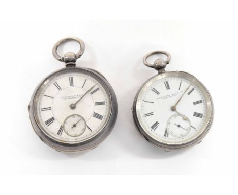 Victorian silver fusee lever pocket watch, London 1885, the movement signed Kilbourne. Kay, Worcester, no. 51480, with engrav