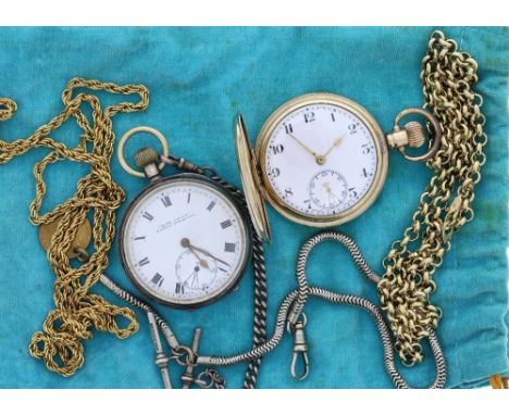 Silver H. Samuel 'Acme Lever' engine turned pocket watch, import hallmarks London 1918, signed dial with Roman numerals, minu