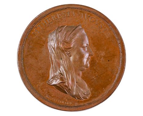 Medaglia 1774 per l’apertura di scuole per l’ostetricia in Milano e Mantova bronzo, incisore del conio “A. GUILLEMARD” (Anton