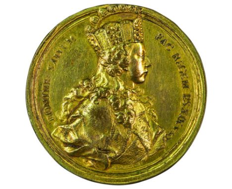 Insieme di due medaglie 1764 per l’incoronazione  di Giuseppe come Re dei Romani in Francoforte medaglia del diametro di mm. 