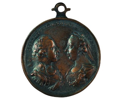 Medaglia Premio 1769 per gara di tiro a segno fra le truppe di confine di Slavonia e Croazia bronzo, incisore del conio “A. W