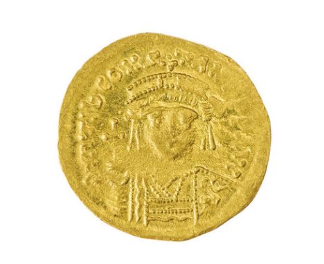 Tiberio II Costantino (578-582) - Solido da 22 Silique databile al periodo 579-582 - Zecca: Theoupolis (Antiochia) - Diritto: