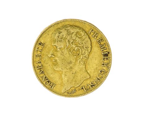  Napoleone I Primo Console (1799-1804) - 40 Franchi An 12 - Zecca: Parigi - Diritto: testa nuda di Napoleone a sinistra - Rov