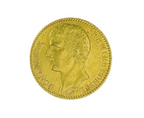  Napoleone I Primo Console (1799-1804) - 40 Franchi An 12 - Zecca: Parigi - Diritto: testa nuda di Napoleone a sinistra - Rov
