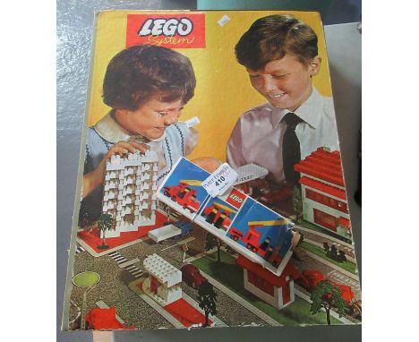 Vintage Lego 'System' in original box, accessories, ideas book number 2 and 3 together with a boxed Lego S693 fire engine. (B