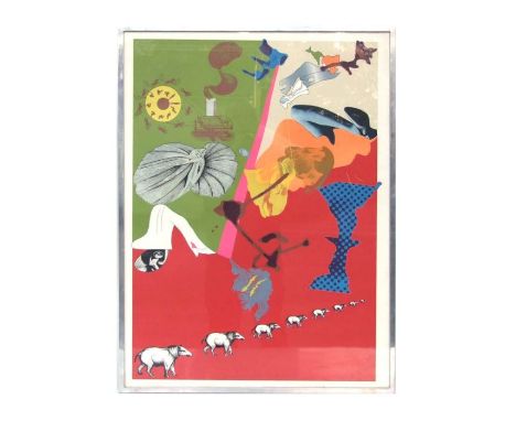 Colin Lanceley (Australian 1938-2015) - Some are More Equal than Others - limited edition screen print, numbered 15/150, sign